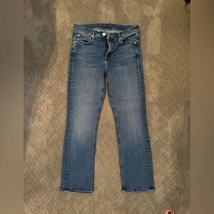 MOTHER Lil' Mid Rise Dazzler Ankle Jeans